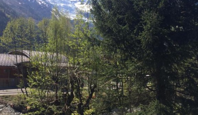 Studio lumineux avec vue sur le massif du Mont-Blanc