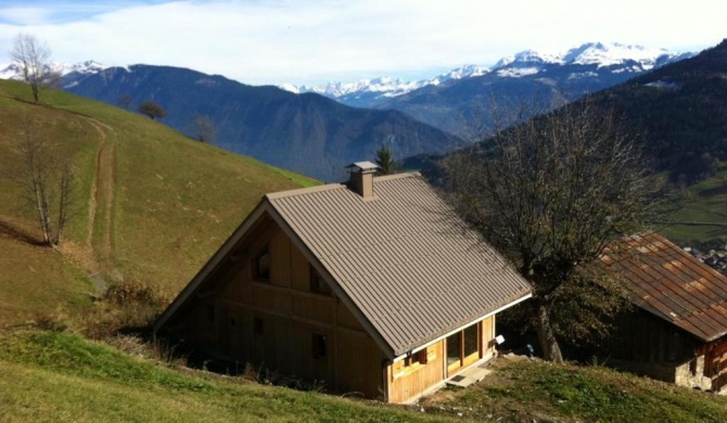 Chalet de 4 chambres avec jardin amenage a Les Avanchers Valmorel a 7 km des pistes