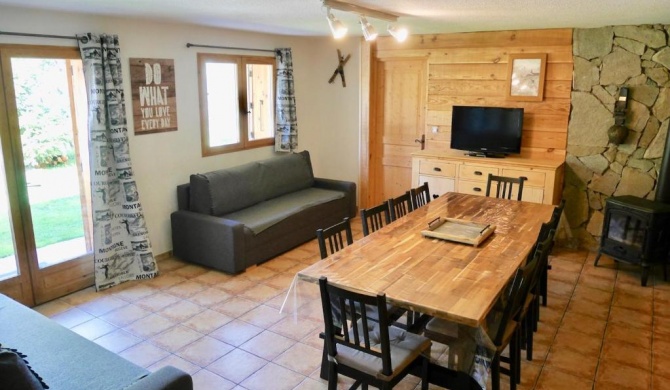 Chalet avec jardin proche piste