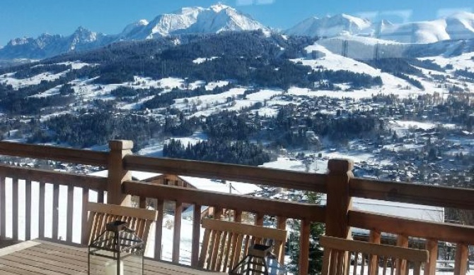 Appartement d'une chambre a Megeve a 500 m des pistes avec jardin clos et wifi